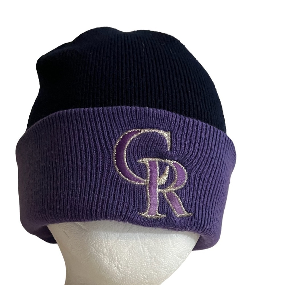 NBL Colorado Rockies Baseball Winter Beanie Hat